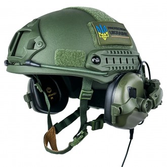 Тактический комплект шлем Fast + наушники Earmor М31 + крепление Чебурашка
Вмест. . фото 4