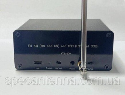 Радиоприемник стерео вседиапазонный Si4732 (ATS-100) RDS DSP FM AM LW (MW SW) SS. . фото 3