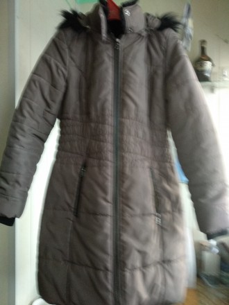 Удаленная зимняя курточка на   очень теплая.Внутри на спине искус.мехНа все вопр. . фото 7