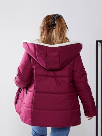 Жіноча зимова куртка 
Модель: 068
Тканина- плащівка стьобана 200 синтепоном, кап. . фото 10