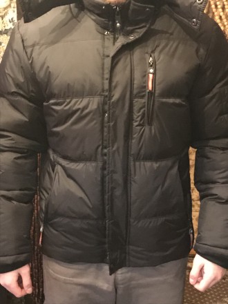 Новая тёплая куртка зима с капюшоном размер 46-48 верх плащёвки плотная качестве. . фото 5
