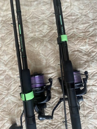 Продам комплект 
1) Фідерні вулилища Carp pro Blackpool method fedeer 3.9 140g
. . фото 2