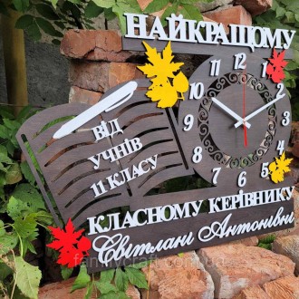 Настенные деревянные часы для учителя
Размер 60/45см.
Материал: фанера 4 мм
Возм. . фото 6