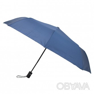 Зонт Semi Line Blue (L2050-1) - это надежная защита от дождя и мокрого снега с к. . фото 1