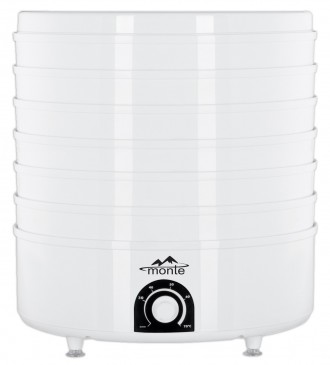 Сушка для фруктов и овощей Monte MT-1663 600W. Дніпро. фото 1 Сушка для фруктов и овощей Monte MT-1663 600W. Дніпро. фото 1