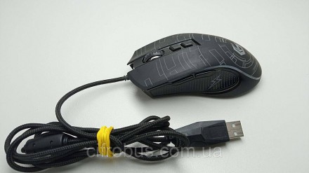7-кнопкова дротова ігрова миша з роздільною здатністю 3600 DPI
Кнопка швидкого в. . фото 2