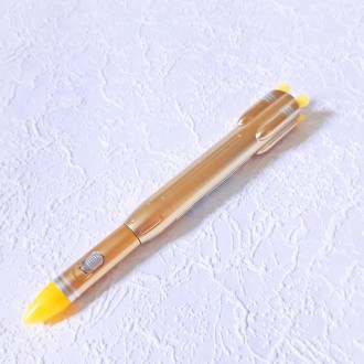 Ручка 3в1 гелева Ракета золота з ліхтариком синя паста 0.38мм арт.BP-9388-2
Відм. . фото 2