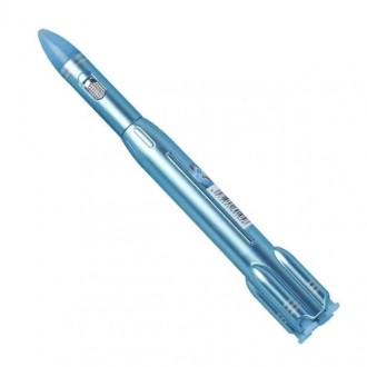 Ручка 3в1 гелева Ракета золота з ліхтариком синя паста 0.38мм арт.BP-9388-2
Відм. . фото 9