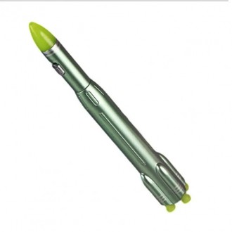 Ручка 3в1 гелева Ракета золота з ліхтариком синя паста 0.38мм арт.BP-9388-2
Відм. . фото 10