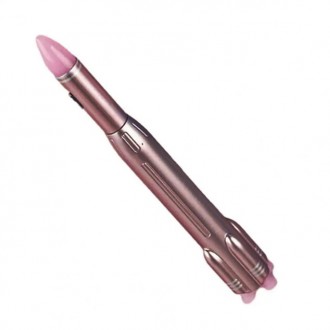 Ручка 3в1 гелева Ракета рожева з ліхтариком синя паста 0.38мм арт.BP-9388-3
Відм. . фото 8