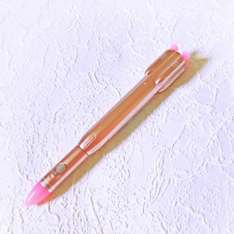 Ручка 3в1 гелева Ракета рожева з ліхтариком синя паста 0.38мм арт.BP-9388-3
Відм. . фото 3