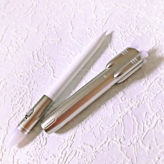 Ручка 3в1 гелева Ракета срібна з ліхтариком синя паста 0.38мм арт.BP-9388-4
Відм. . фото 2