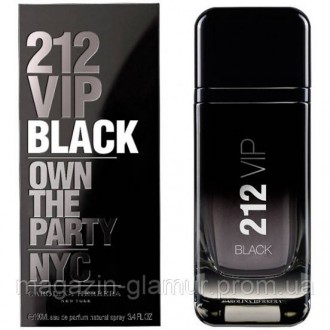  
Туалетные духи Carolina Herrera 212 VIP Black – это завораживающее сочетание д. . фото 4