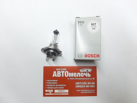 Лампа галогенная Bosch H7 12V 55W. Лубны. фото 1 Лампа галогенная Bosch H7 12V 55W. Лубны. фото 1