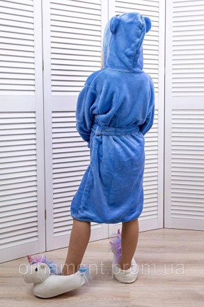 
Халат теплий дитячий, лазневий халат на дівчинку з капюшоном 
Розмір від 92 до . . фото 2