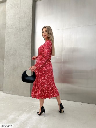 Платье HR-5452
Ткань: арманский шелк
Цвет: бежевый, красный, фрез
Талия на резин. . фото 6