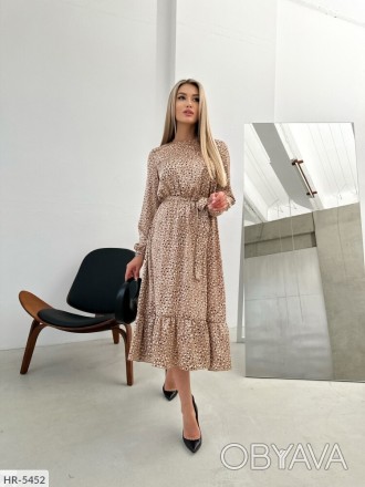 Платье HR-5452
Ткань: арманский шелк
Цвет: бежевый, красный, фрез
Талия на резин. . фото 1