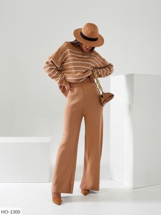 Прогулочный костюм HO-1296
Костюм (свитер + брюки) в стиле оверсайз.
Производите. . фото 4