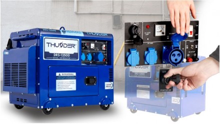 
Дизельний генератор THUNDER DRS-12500 - надійний пристрій, призначений для забе. . фото 4