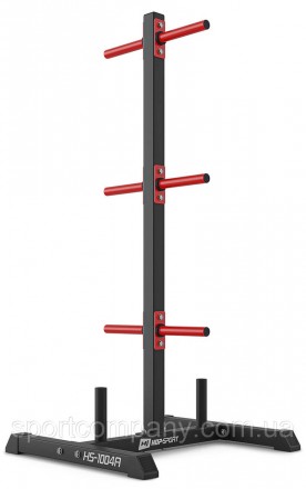 Стойка подставка напольная для блинов дисков гриф от штанги HS-1004A спортивная . . фото 8