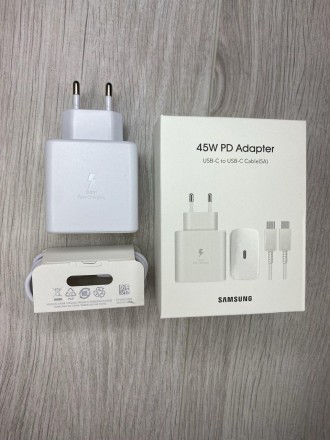 
Зарядний пристрій для Samsung 45W PD EP-TA845XBEGRU
EP-TA845
За допомогою заряд. . фото 2