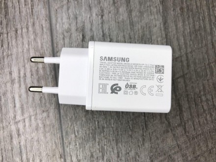 Блок живлення для Samsung GAN 2 Port USB-C-Max 65W USB - 25W
Super Fast Charging. . фото 7