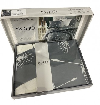 Короткий опис:
Комплект постільної білизни півтораспальний 150х200 см, SOHO Spac. . фото 3
