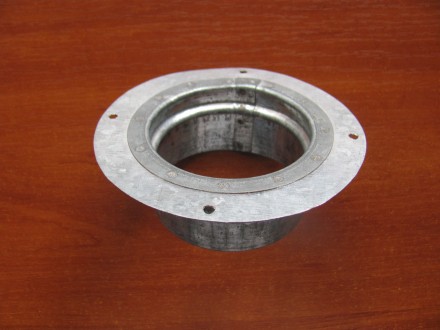 Фланець Ø 80 мм з оцинкованої сталі (товщина металу 0,5 мм) для круглого . . фото 8