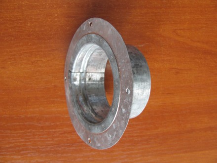 Фланець Ø 80 мм з оцинкованої сталі (товщина металу 0,5 мм) для круглого . . фото 5