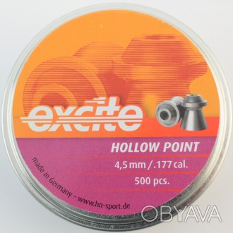 
Пули пневматические H&N Diabolo Hollow Point 500 шт/уп 0,46 гр 4,5 мм
Легкие то. . фото 1