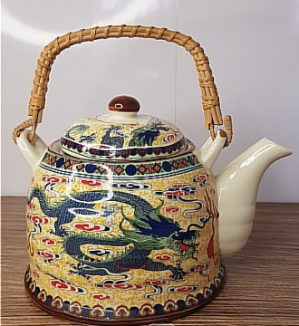 Замечательный заварной чайник из китайского фарфора! Прекрасное состояние, без с. . фото 8