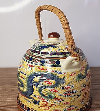 Замечательный заварной чайник из китайского фарфора! Прекрасное состояние, без с. . фото 6