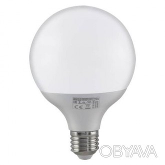 Лампа Діодна "GLOBE-16" 16W 4200К E27. . фото 1