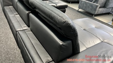 шкіряний розкладний диван MegaPol. Повністю шкіряний,задня спинка нижня частина . . фото 5