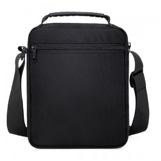 
	Мужская сумка через плечо Confident AT09-23910A из прочного текстиля в черном . . фото 10