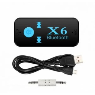 Автомобільний ресивер Bluetooth AUX BT-X6
За допомогою бездротового адаптера Blu. . фото 2