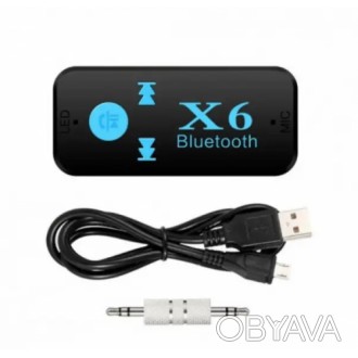 Автомобільний ресивер Bluetooth AUX BT-X6
За допомогою бездротового адаптера Blu. . фото 1