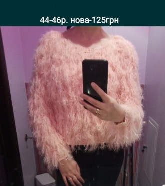 Продам  два нових жіночих светра. Светер пудра 44-46р-125грн, травка хл-200грн.. . фото 2