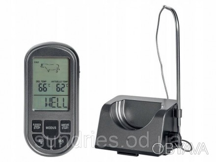 Термометр для гриля, электронный термометр с датчиком Grill Meister, термощуп