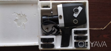 Кинокамера Зенит Кварц 1*8с-2, новая, в коробке хранится с 1982г., полная компле. . фото 1