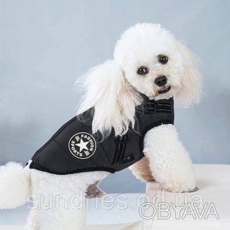 Зимняя куртка для собак Aiboria, ветрозащитные, водонепроницаемые, наряд 2 в 1, . . фото 1
