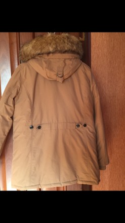 Куртка парка женская зимняя тёплая и удобная. Утеплитель пух-перо. Цвет светлый . . фото 7
