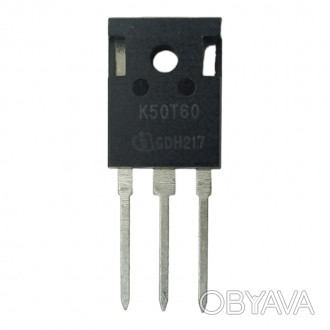 Тип транзизатора: IGBT
Маркування: K50T60
Тип керівного каналу: N-Channel
Максим. . фото 1