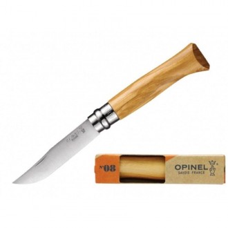 
Опис ножі Opinel №8 VRI, олива, упаковка:
 Ніж Opinel №8 - це один з представни. . фото 3