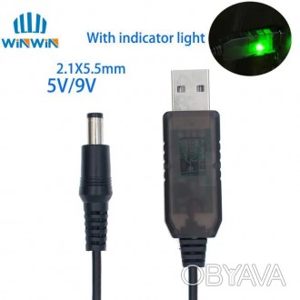 USB-конвертер, підвищення потужності зі світловим індикатором від 5 до 9 В
Спец. . фото 1