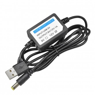 USB-кабель для підвищення потужності зарядки від 5 до 12 В постійного струму, 1 . . фото 4