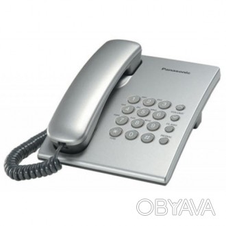 
PANASONIC KX-TS2350UAS - классическая модель проводного стационарного телефона.. . фото 1
