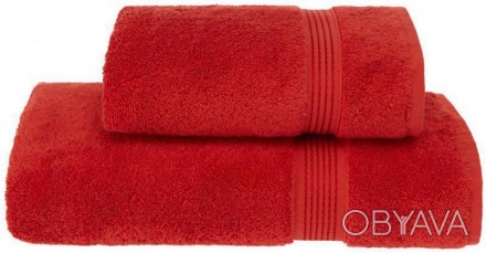 Натуральные хлопковые полотенца Soft Cotton «Lana Kirmizi» Red. Сост. . фото 1