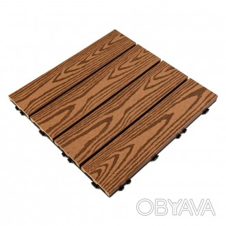 
 Деревно-полімерна композитна плитка є інноваційним матеріалом, який складаєтьс. . фото 1