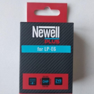 Батарея NEWELL Plus LP-E6 для Canon 5DІІ,ІІІ,IV,6D,6DII,7DII (LP-E6+)
Newell Plu. . фото 3